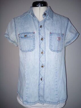 Gasoline short sleeve summer shirt size M